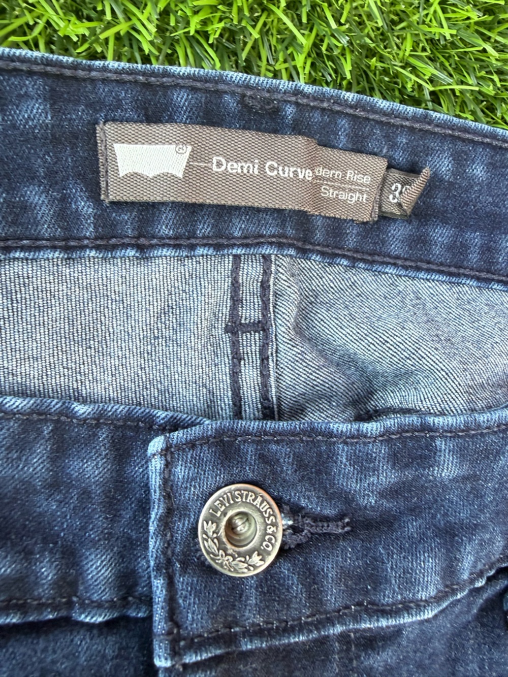 Levi's Demi Curve Women's Jeans - Dark Indigo - Picture 4 of 10